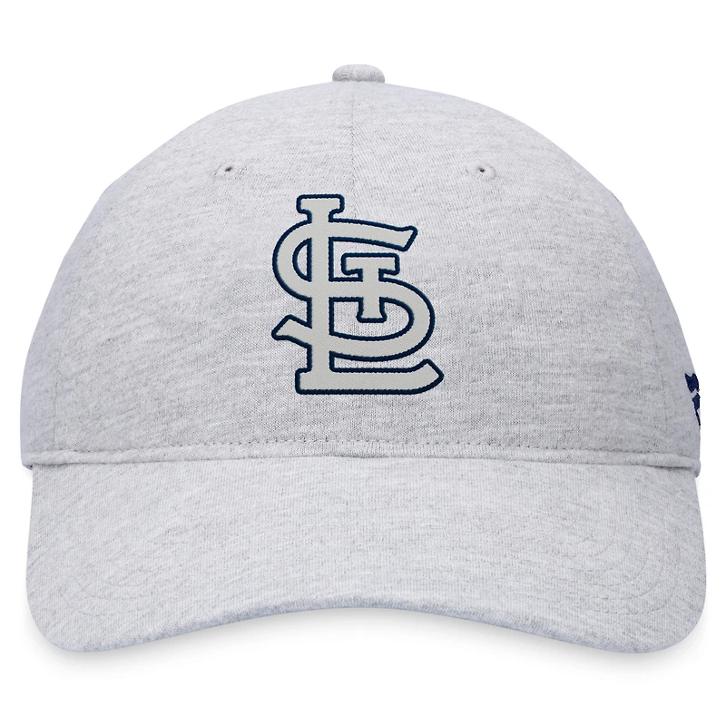 Casquette réglable avec logo Fanatics gris St. Louis Cardinals pour hommes