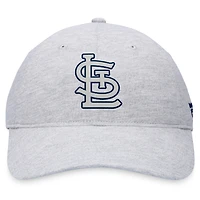 Casquette réglable avec logo Fanatics gris St. Louis Cardinals pour hommes