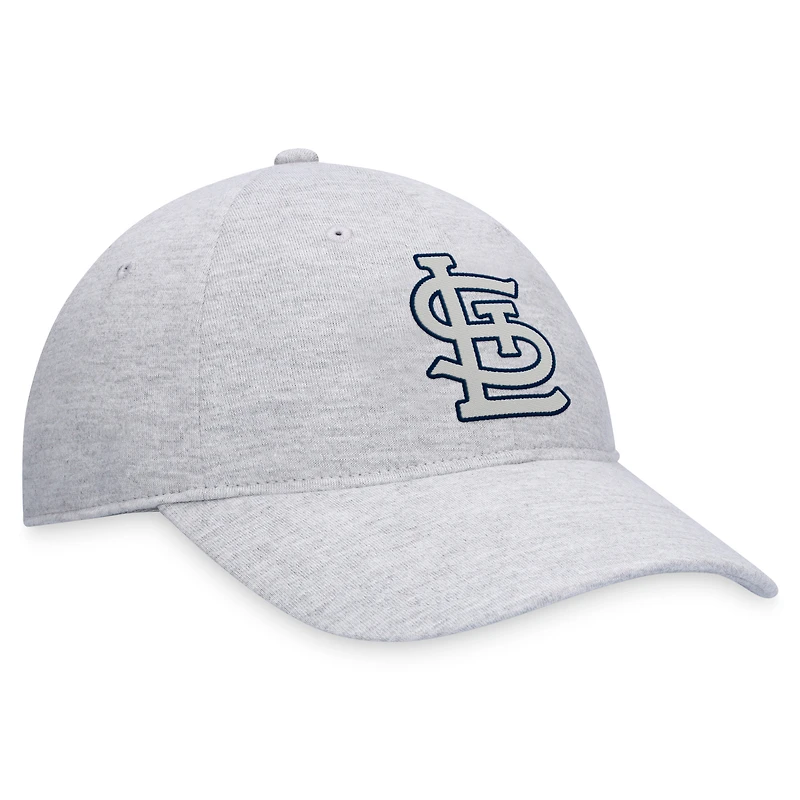 Men's Fanatics Gray St. Louis Cardinals Logo Adjustable Hat