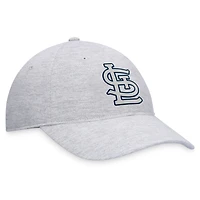 Men's Fanatics Gray St. Louis Cardinals Logo Adjustable Hat