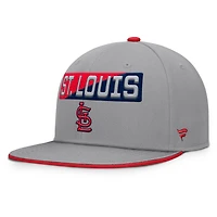 Casquette Snapback Punchout grise pour homme des Cardinals de Saint-Louis