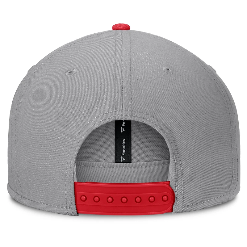 Casquette Snapback Punchout grise pour homme des Cardinals de Saint-Louis