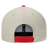 Men's Fanatics Khaki/Red St. Louis Cardinals Team Two-Tone Snapback Hat
