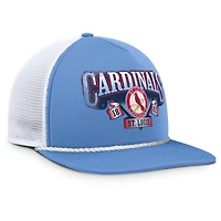 Casquette snapback Fanatics bleu clair/blanche St. Louis Cardinals Recall pour homme