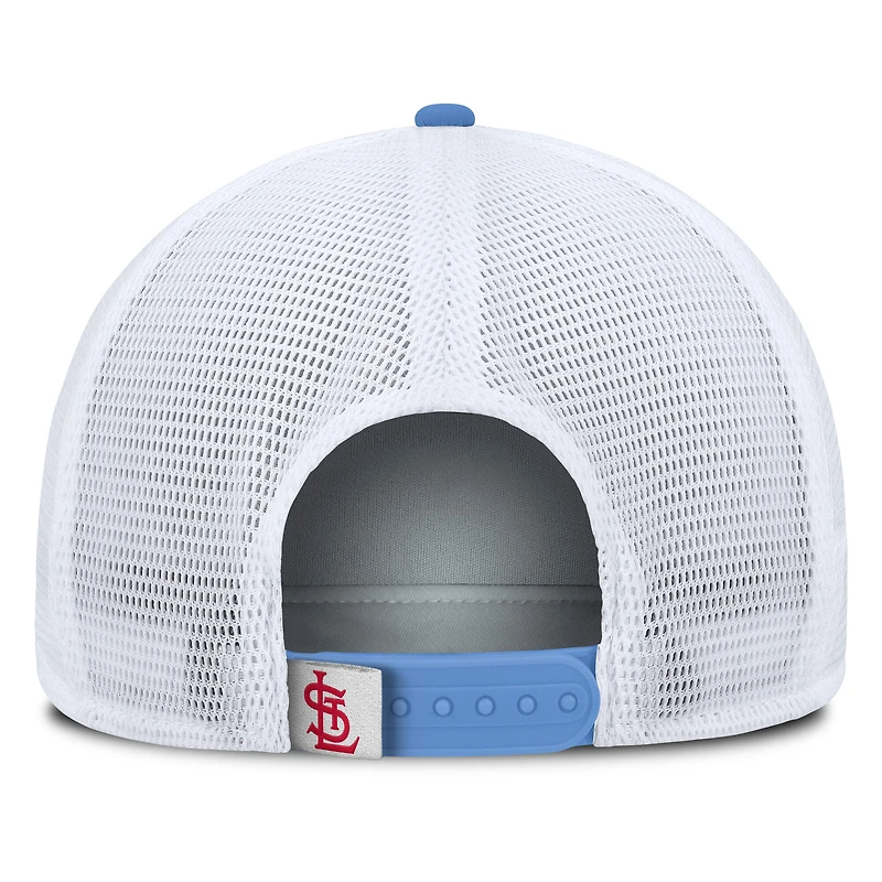 Men's Fanatics Light Blue/White St. Louis Cardinals Recall Snapback Hat