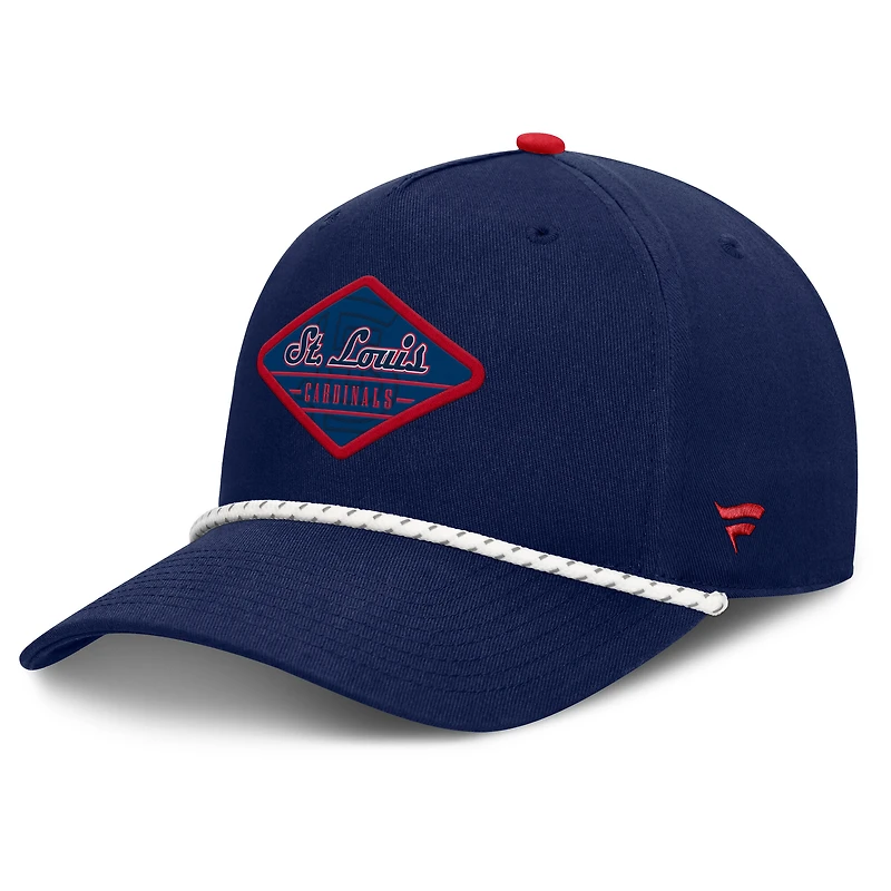 Men's Fanatics Navy St. Louis Cardinals Two-Seam Adjustable Hat