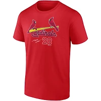 T-shirt rouge avec nom et numéro de joueur des Cardinals St. Louis pour hommes Fanatics Nolan Arenado