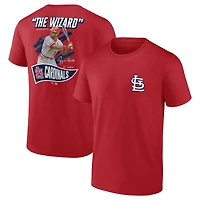 Men's Fanatics Ozzie Smith Red St. Louis Cardinals Retired Player Nickname Name & Number T-Shirt