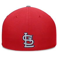 Casquette ajustée Fanatics rouge/gris pour homme des Cardinals de Saint-Louis
