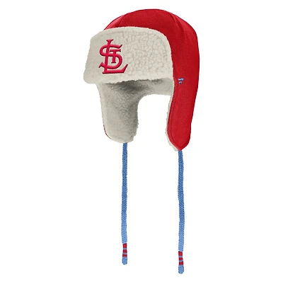 Casquette de trappeur Heritage rouge/bleu clair pour homme des Cardinals de St. Louis Fanatics
