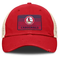 Men's Fanatics  Red/Natural St. Louis Cardinals Cooperstown Collection Eastbound Mesh Adjustable Hat