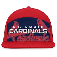 Men's Fanatics Red/Navy St. Louis Cardinals Clubhouse Splitter Snapback Hat