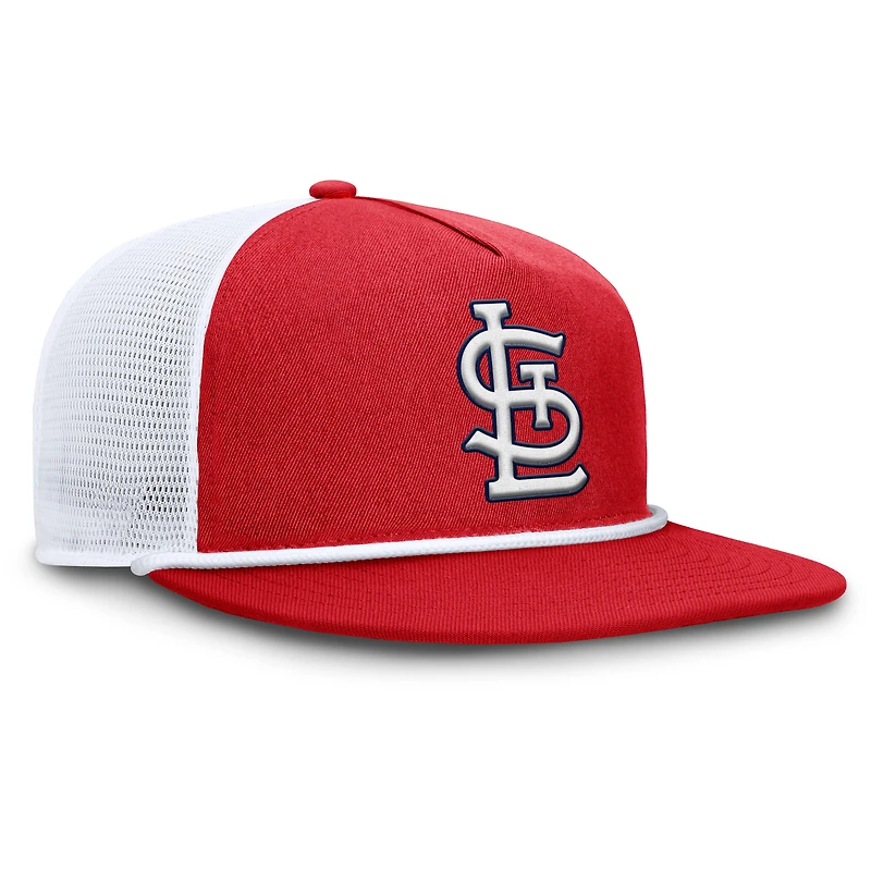 Casquette Snapback Fanatics rouge/blanc pour homme des Cardinals de Saint-Louis