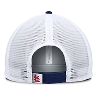 Casquette snapback en mousse fondamentale rouge/blanc St. Louis Cardinals Fanatics pour hommes
