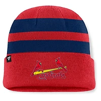 Bonnet en tricot à revers Fanatics rouge pour homme des Cardinals de Saint-Louis