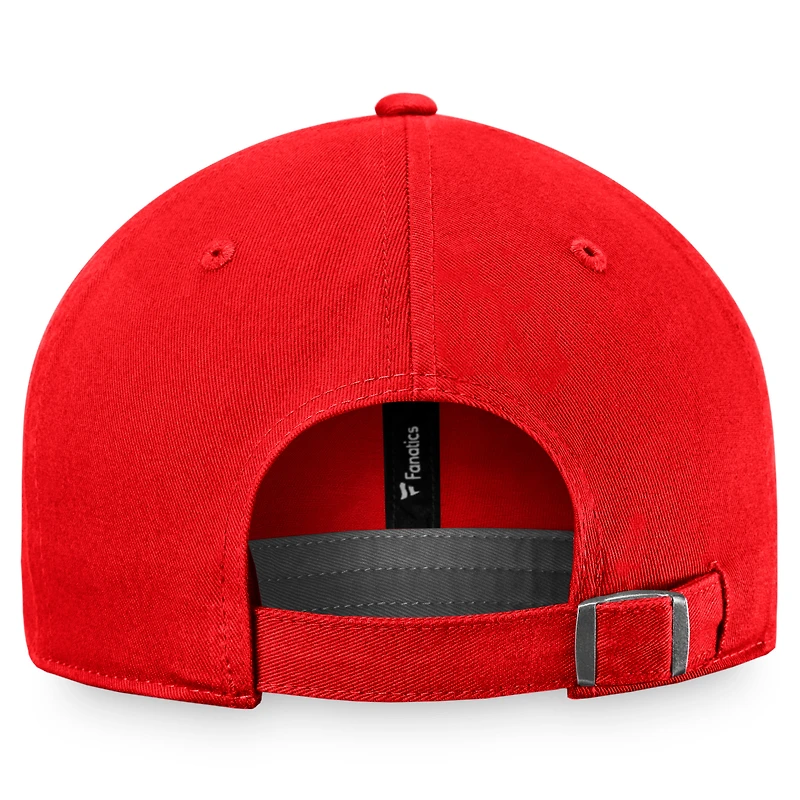 Casquette réglable Fanatics Red St. Louis Cardinals Cooperstown Collection Core pour hommes