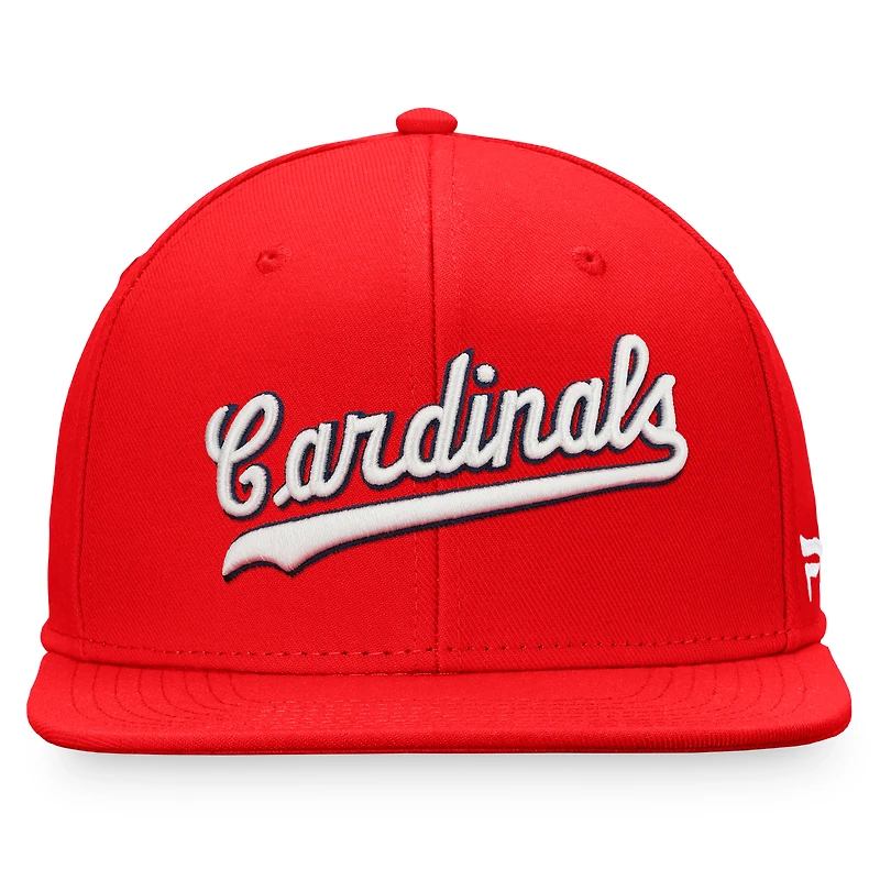 Casquette ajustée Fanatics Red St. Louis Cardinals Cooperstown Collection pour hommes