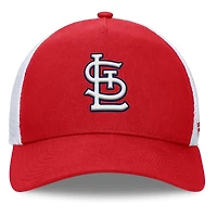 Casquette ajustable à cadre en A fondamental rouge St. Louis Cardinals Fanatics pour hommes