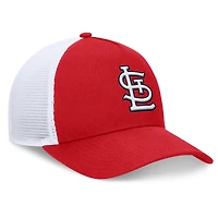 Casquette ajustable à cadre en A fondamental rouge St. Louis Cardinals Fanatics pour hommes