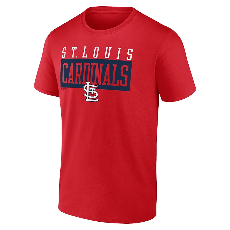 T-shirt rouge difficile à battre des Cardinals de St. Louis Fanatics pour hommes