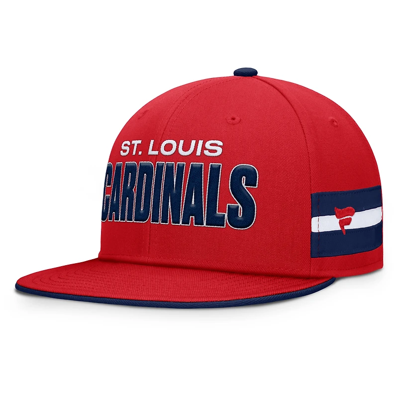 Casquette ajustée Fanatics rouge St. Louis Cardinals Pick Off pour homme