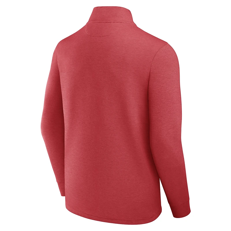 Men's Fanatics Red St. Louis Cardinals Quarter Zip