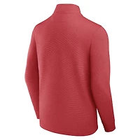 Men's Fanatics Red St. Louis Cardinals Quarter Zip