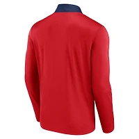 Haut à quart de zip imparable rouge St. Louis Cardinals Fanatics pour hommes