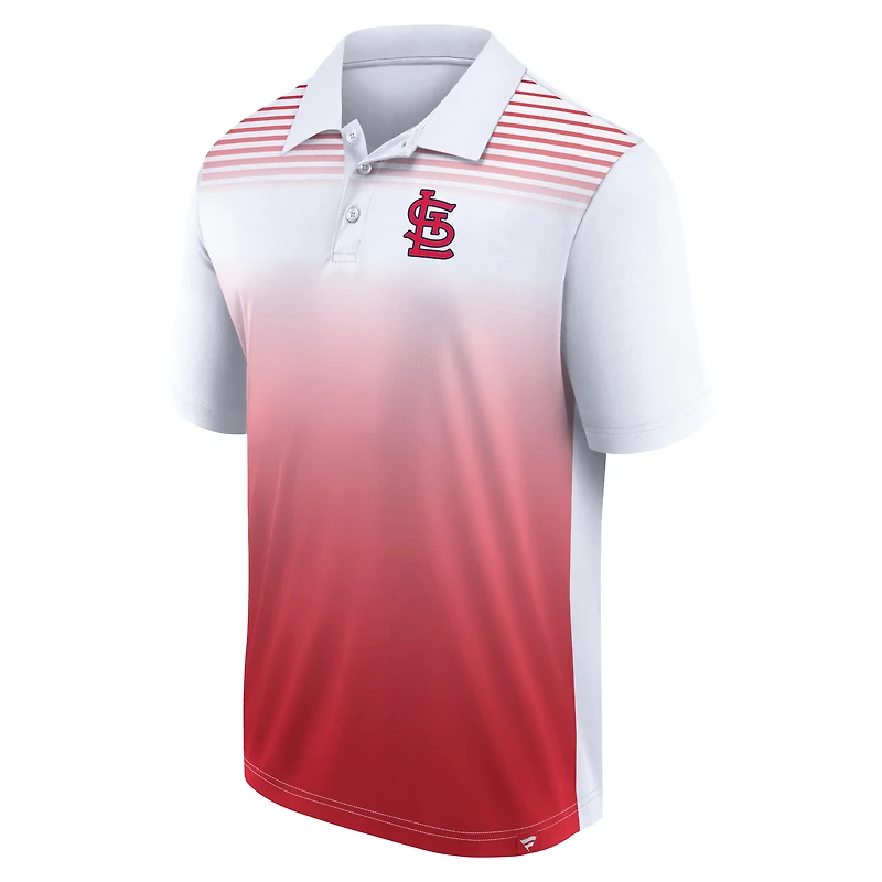 Men's Fanatics White/Red St. Louis Cardinals Sandlot Game Polo