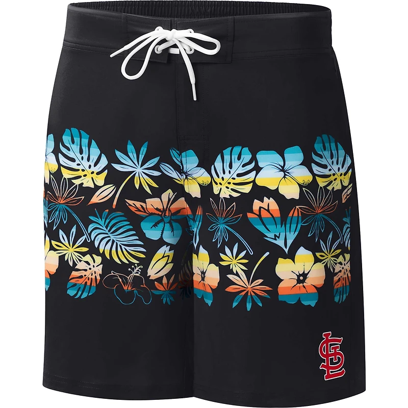 Short de bain St. Louis Cardinals Breeze Volley pour homme G-III Sports by Carl Banks noir