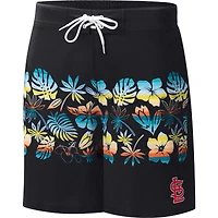 Short de bain St. Louis Cardinals Breeze Volley pour homme G-III Sports by Carl Banks noir