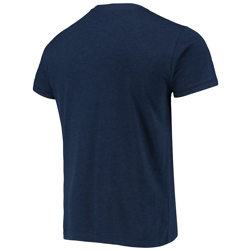 Men's Homage Navy St. Louis Cardinals Busch Stadium Tri-Blend T-Shirt