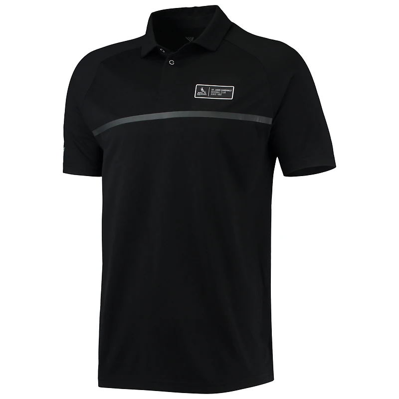 Polo raglan Levelwear pour homme des Cardinals de St. Louis, noir