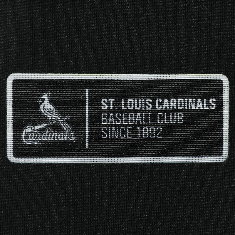 Polo raglan Levelwear pour homme des Cardinals de St. Louis, noir