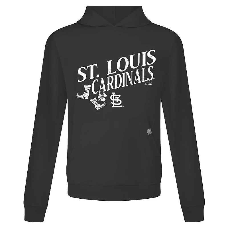 Sweat à capuche noir pour homme St. Louis Cardinals Patrick's Day Relay Boots Levelwear