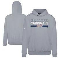 Sweat à capuche gris City Connect Contact No Hitter pour homme des Cardinals de Saint-Louis