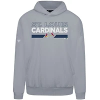Sweat à capuche gris City Connect Contact No Hitter pour homme des Cardinals de Saint-Louis