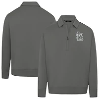 Pull zippé de luxe gris pour homme des Cardinals Saint-Louis