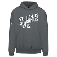 Men's Levelwear  Gray St. Louis Cardinals Patrick's Day Pullover Hoodie
