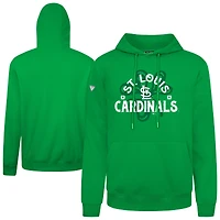 Sweat à capuche vert St. Louis Cardinals Podium Shamrock pour homme Levelwear