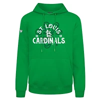 Sweat à capuche vert St. Louis Cardinals Podium Shamrock pour homme Levelwear
