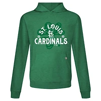 Sweat à capuche manches longues pour homme St. Louis Cardinals Green Patrick's Day Relay Shamrock