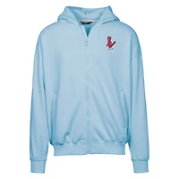 Men's Levelwear  Light Blue St. Louis Cardinals Uphill City Core Logo Full-Zip Hoodie