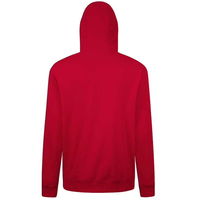 Men's Levelwear Red St. Louis Cardinals Accolade Podium No Hitter Pullover Hoodie