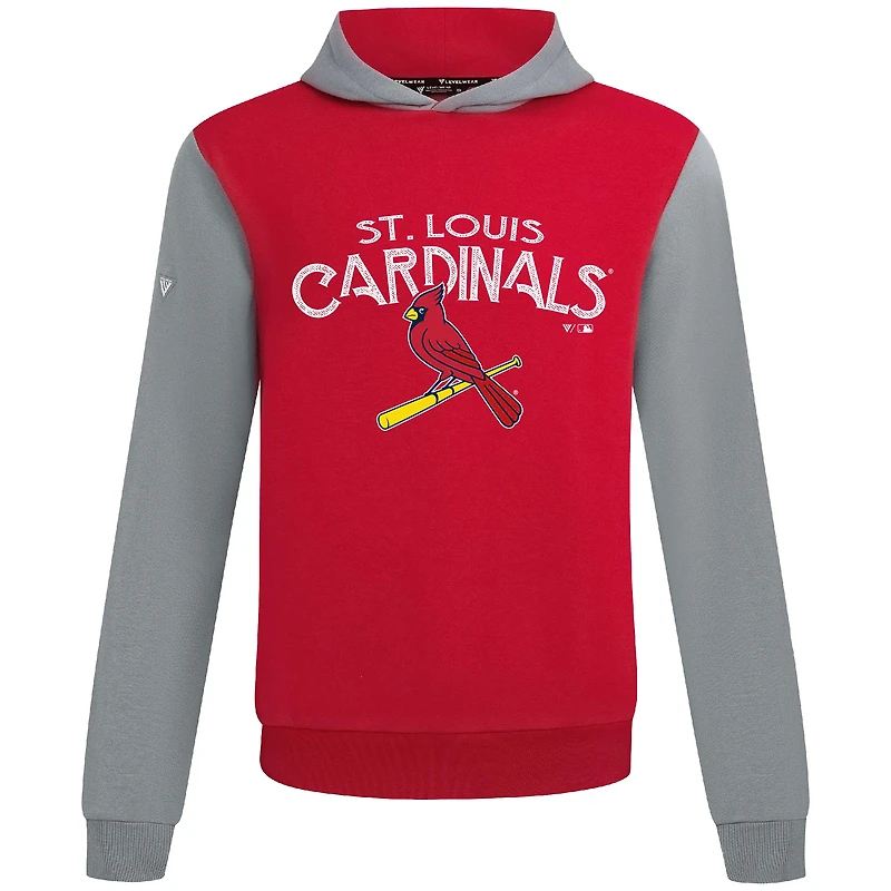 Sweat à capuche rouge Levelwear pour homme des Cardinals de Saint-Louis Accolade Ultimate Mission