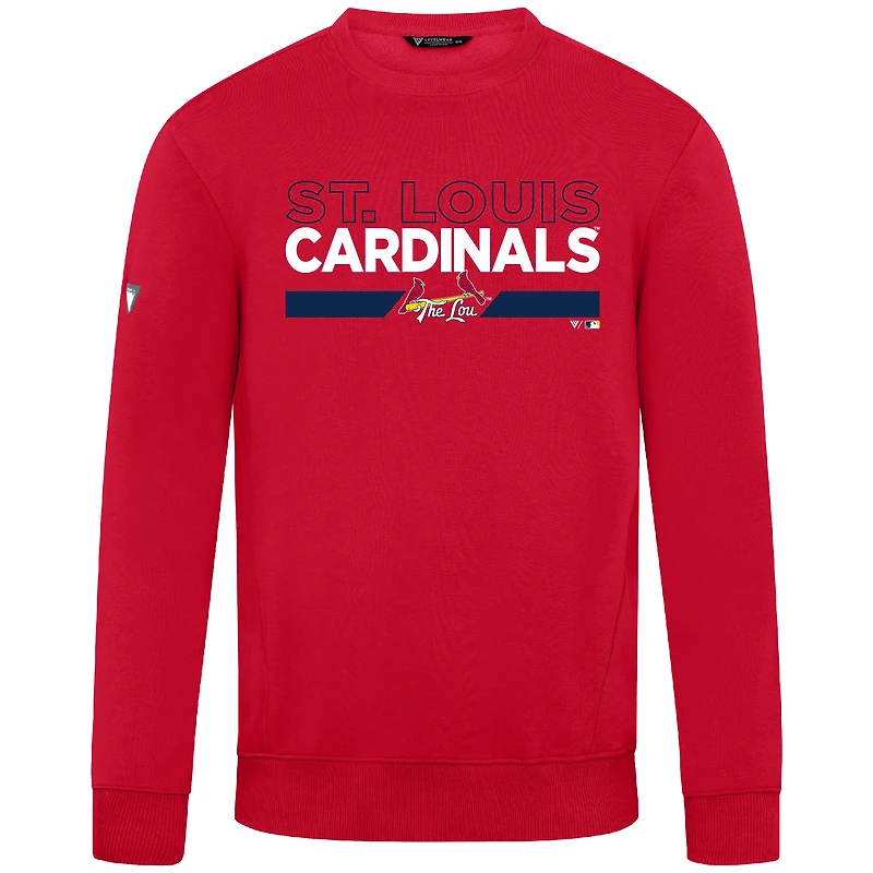 Sweat-shirt rouge City Connect Zane No Hitter pour homme des Cardinals de Saint-Louis