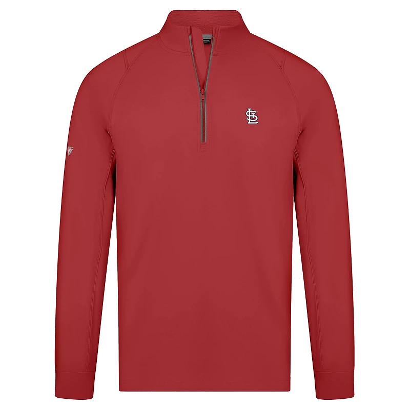 Pull à enfiler glissière quart de tour Theory Insignia 2.0 pour homme Levelwear, rouge, des Cardinals St. Louis
