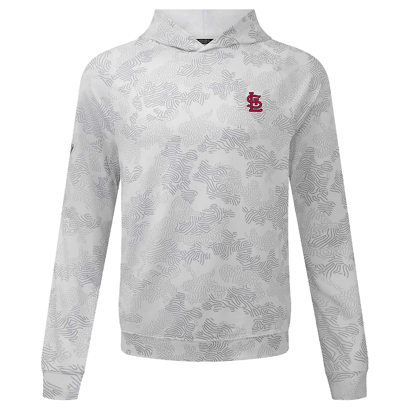 Men's Levelwear White St. Louis Cardinals Blender Insignia 2.0 Hoodie