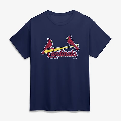 Men's Logo Athletic Red St. Louis Cardinals Wordmark T-Shirt