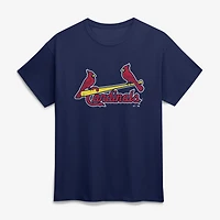 Men's Logo Athletic Red St. Louis Cardinals Wordmark T-Shirt